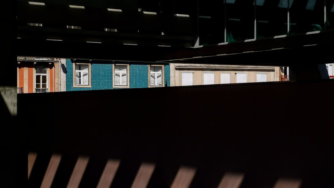 Wide view of an empty television studio ready for production